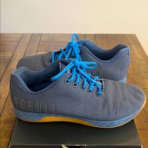 NOBULL Blue Outwork Athletic Shoes with Gum Bottoms - Size 8.5
